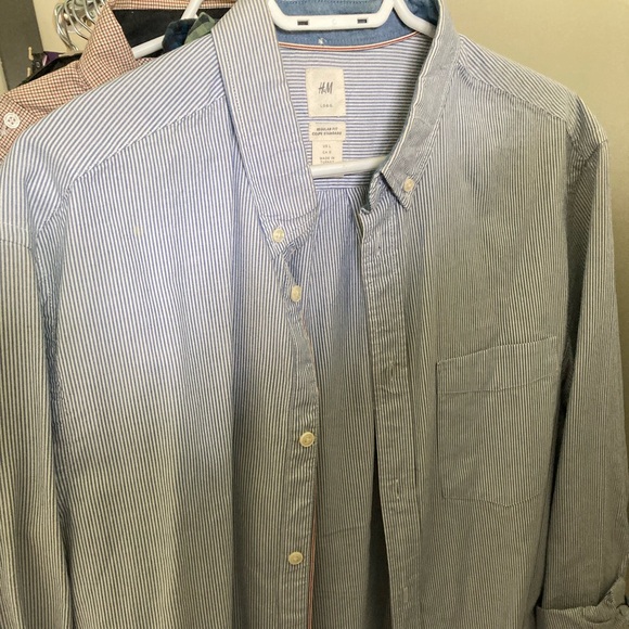 12 Large Casual Button Down Shirts - Picture 6 of 12